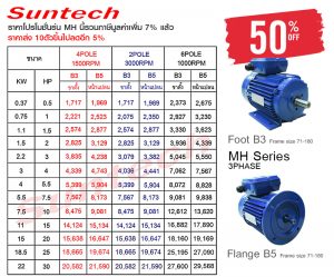 มอเตอร์ไฟฟ้า ซันเทค