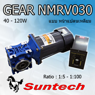 เกียร์ทด NMRV030 รุ่นหน้าแปลนเหลี่ยม